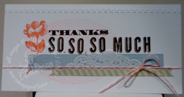 Quick, Oh Hello thank you card & Patterned Party birthday card