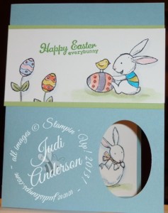 hand made Easter card