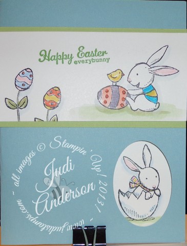 A special card using the Everybunny Stamp set