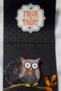 Owl Halloween treat holder