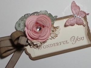 Shabby Chic gift tag 1