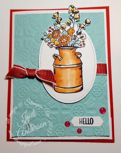 Colour Challenge for Stampers By The Dozen October Hop