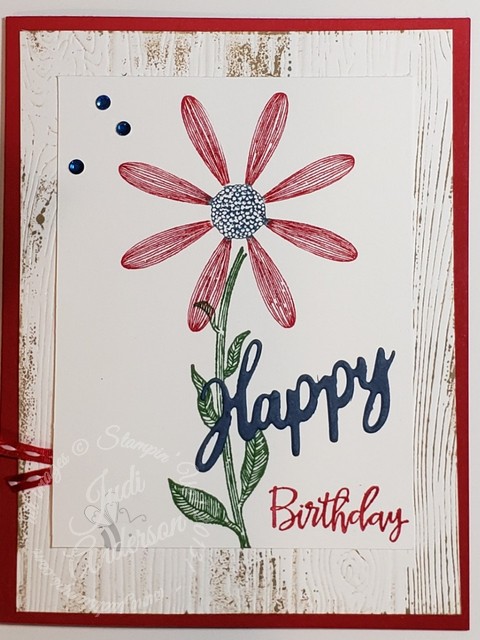 Daisy Lane  stamp set with a patriotic theme