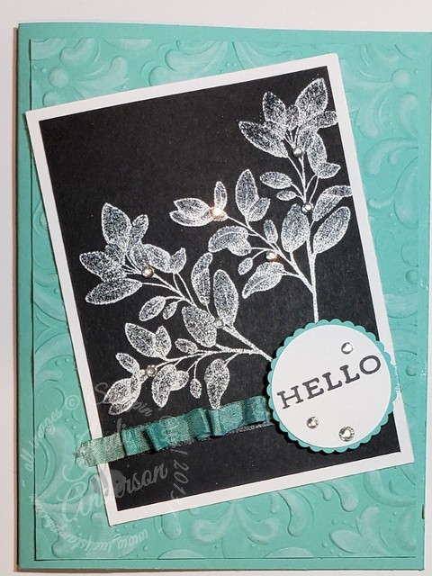 Forever Greenery Suite can create a quick card for many colors