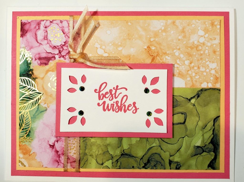 Expressions in Ink Specialty Designer Series Paper (155464). leftover strips of paper create beautiful cards