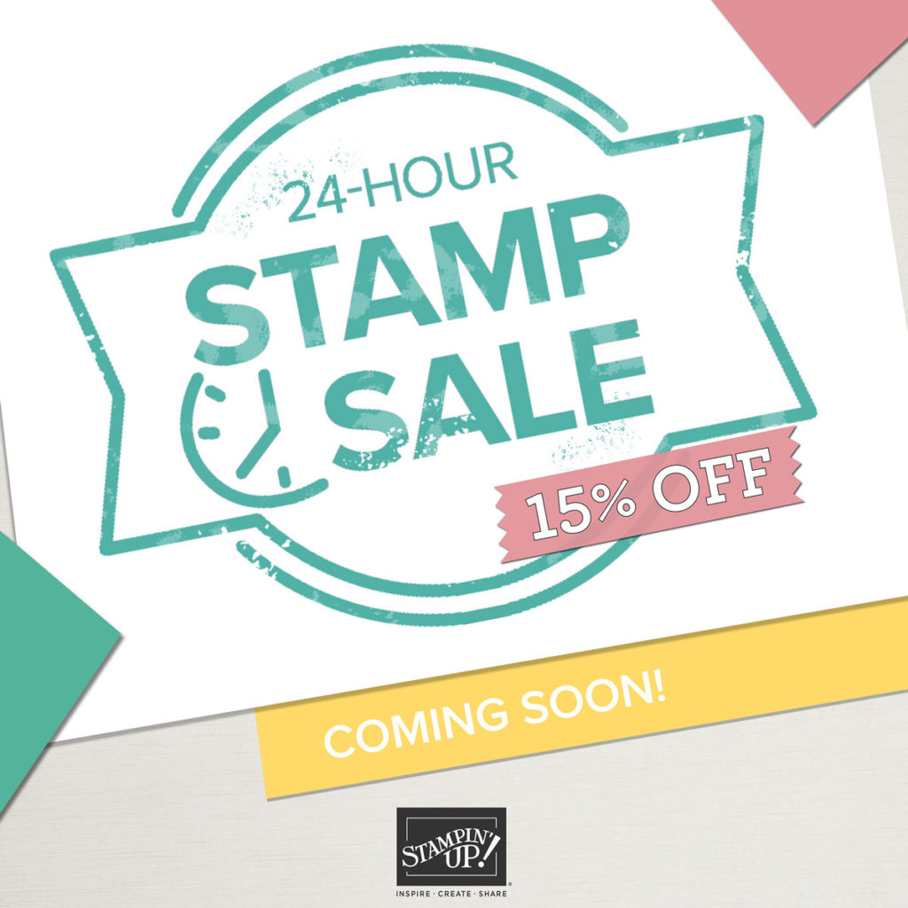 Save 15% cling mount stamps for 1 day only!