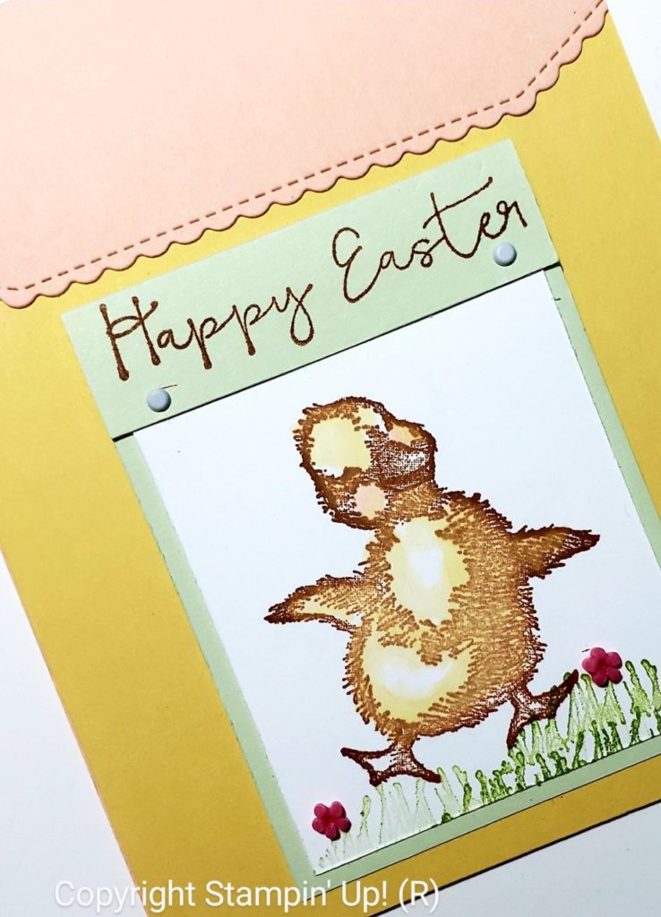 I love being challenged, Easter card