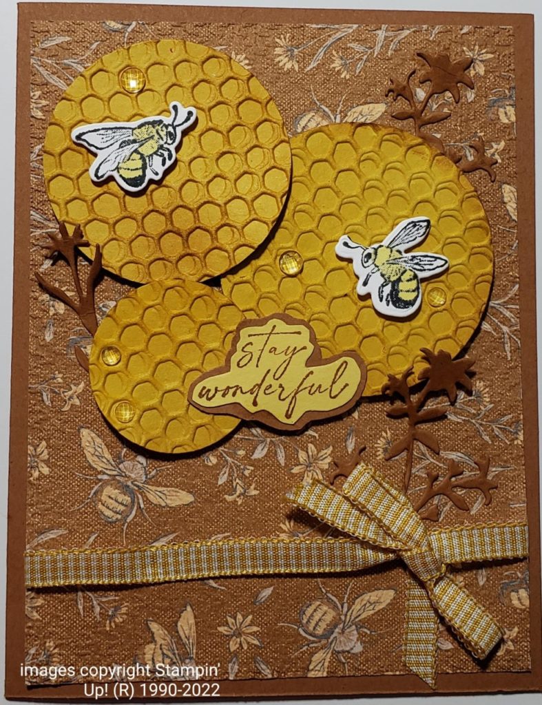 Bees and honeycombs using the Honeybee Home Bundle