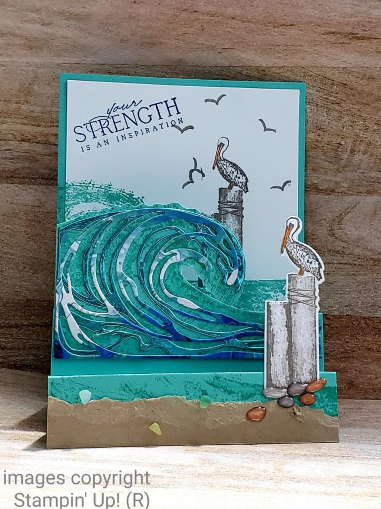 The Waves of the Ocean Step card