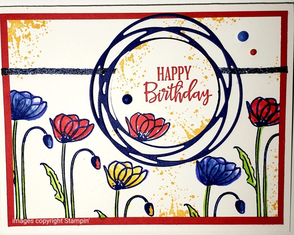 Two new In Colors with Painted Poppies stamp set