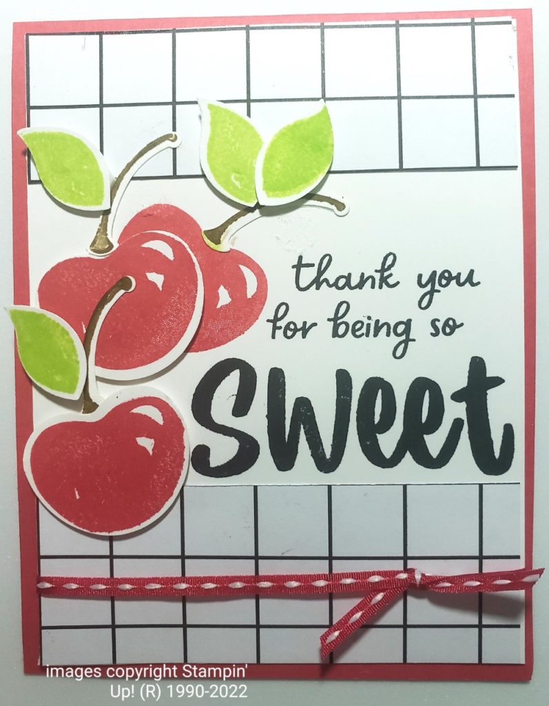 A simply sweet and simple card sues Sweet Cherries Bundle