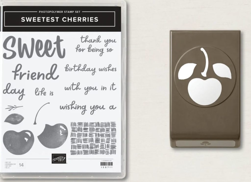 A simple and sweet card #SweetestCherriesBundle