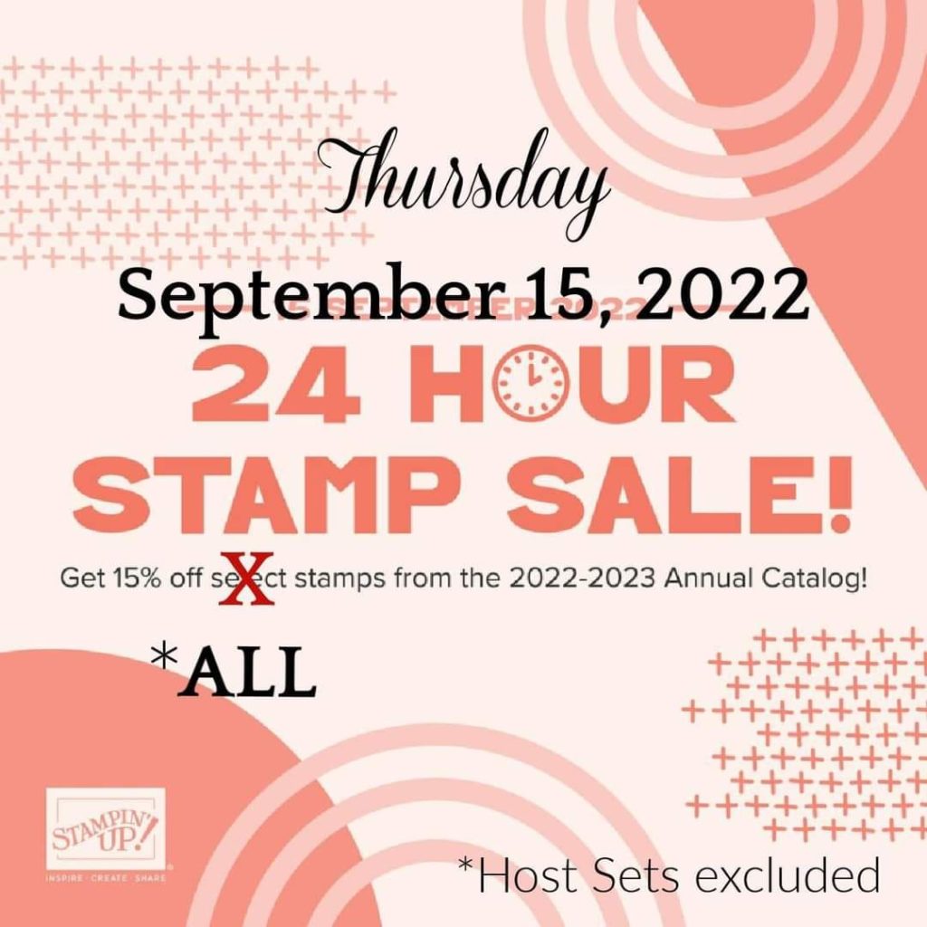 stamp sets 15% off!