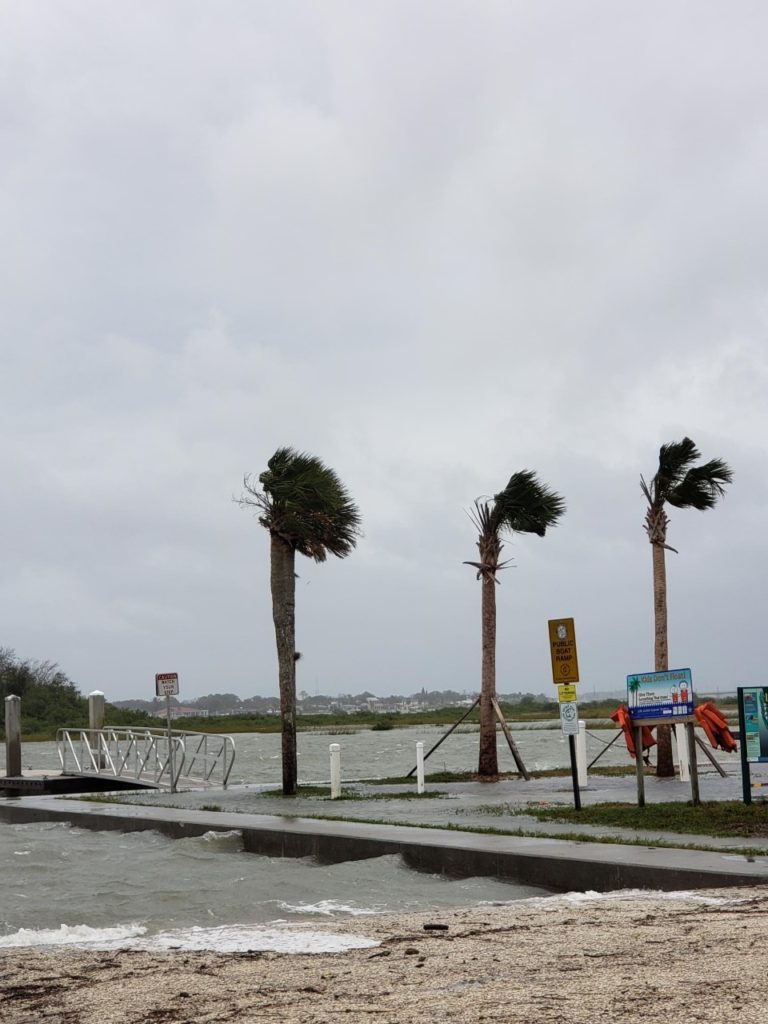 Nicole my first tropical storm, along A1A just north of St Augustine