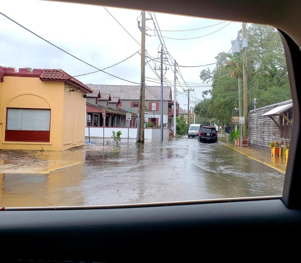 Nicole my first tropical storm, St Augustine