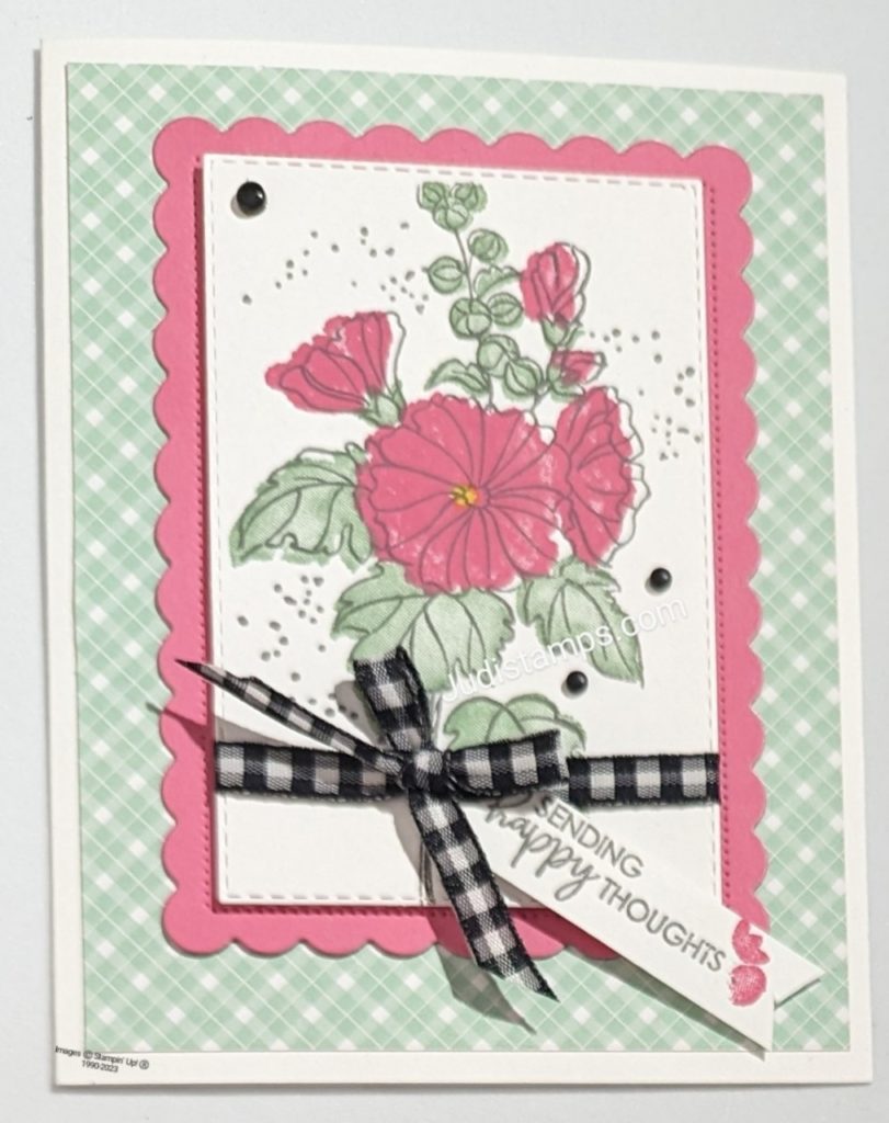 An all occasion card using #BeautifullyHappy stamp set