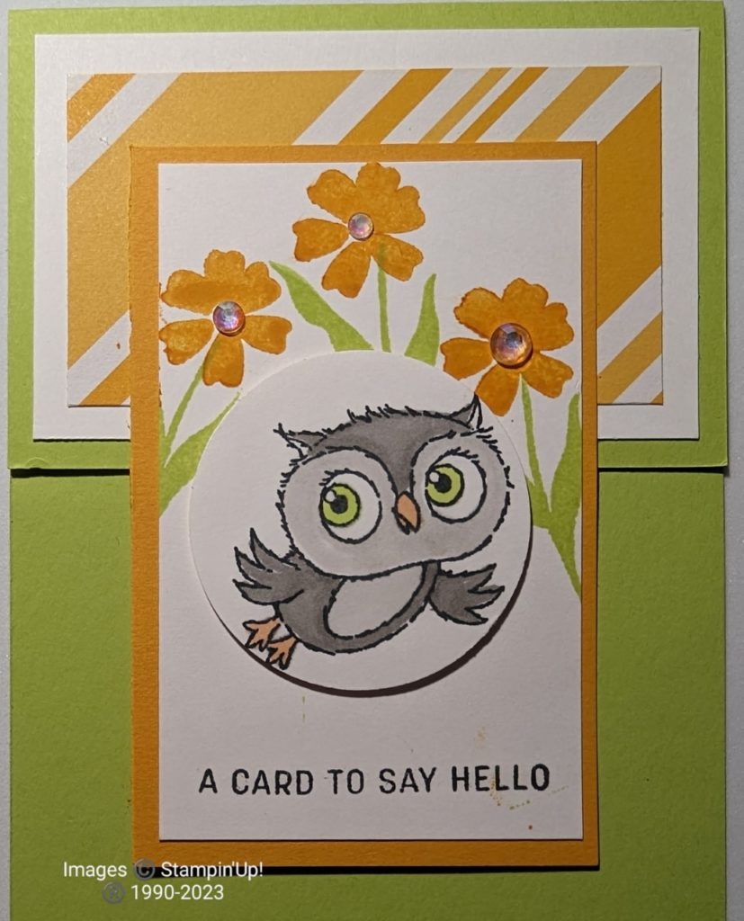 How to make a simple card layout using  #AdorableOwls