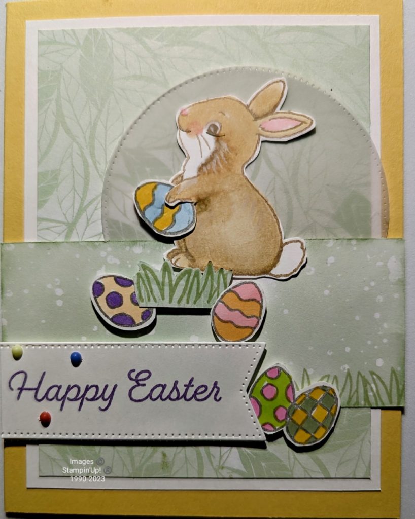 Cute Bunny wishing a Happy Easter
#EasterBunnystampset