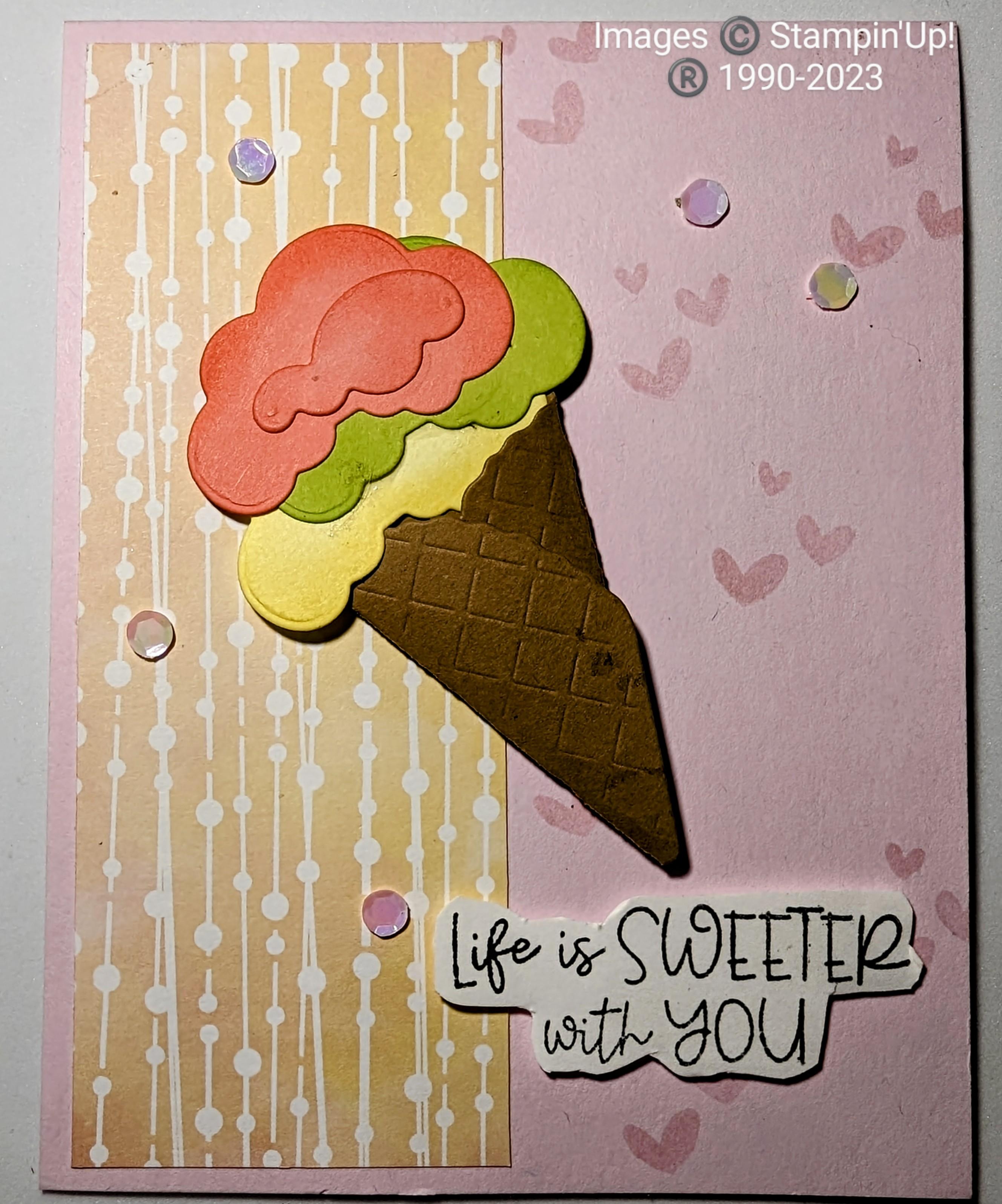 Life iss Sweeter with You Share A Milkshake stamp set