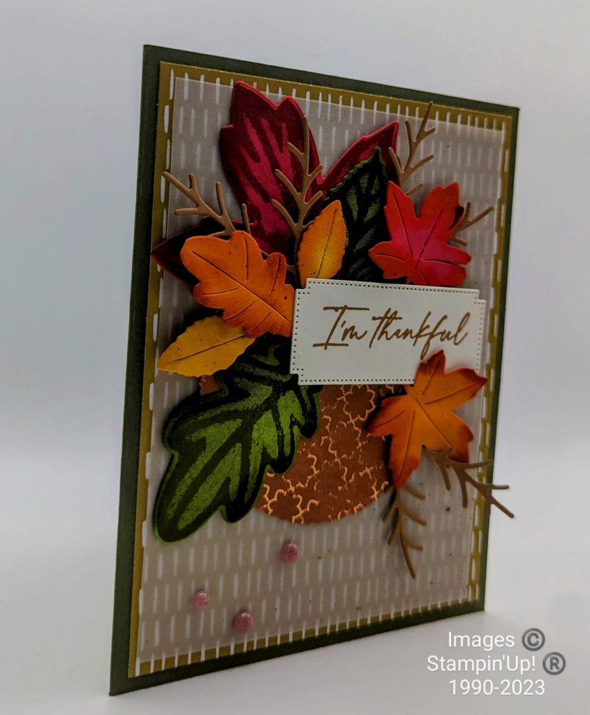 Beautiful Fall Colors:crafting with the Autumn Leaves Bundle