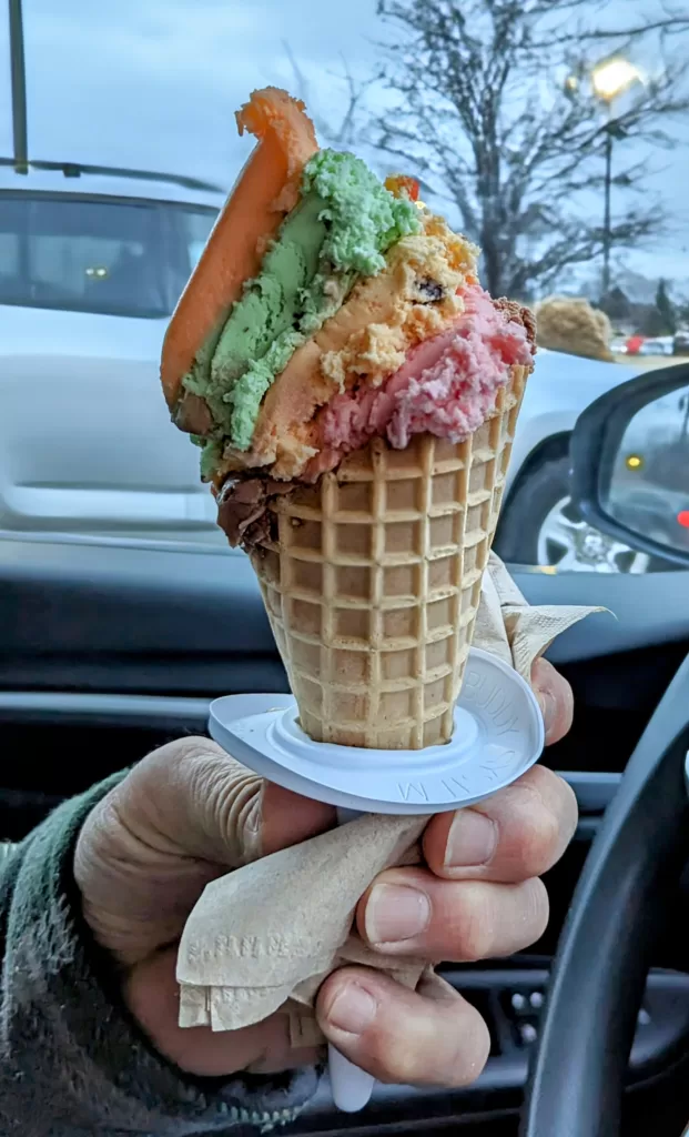 National Ice Cream Day at Rainbow Cone