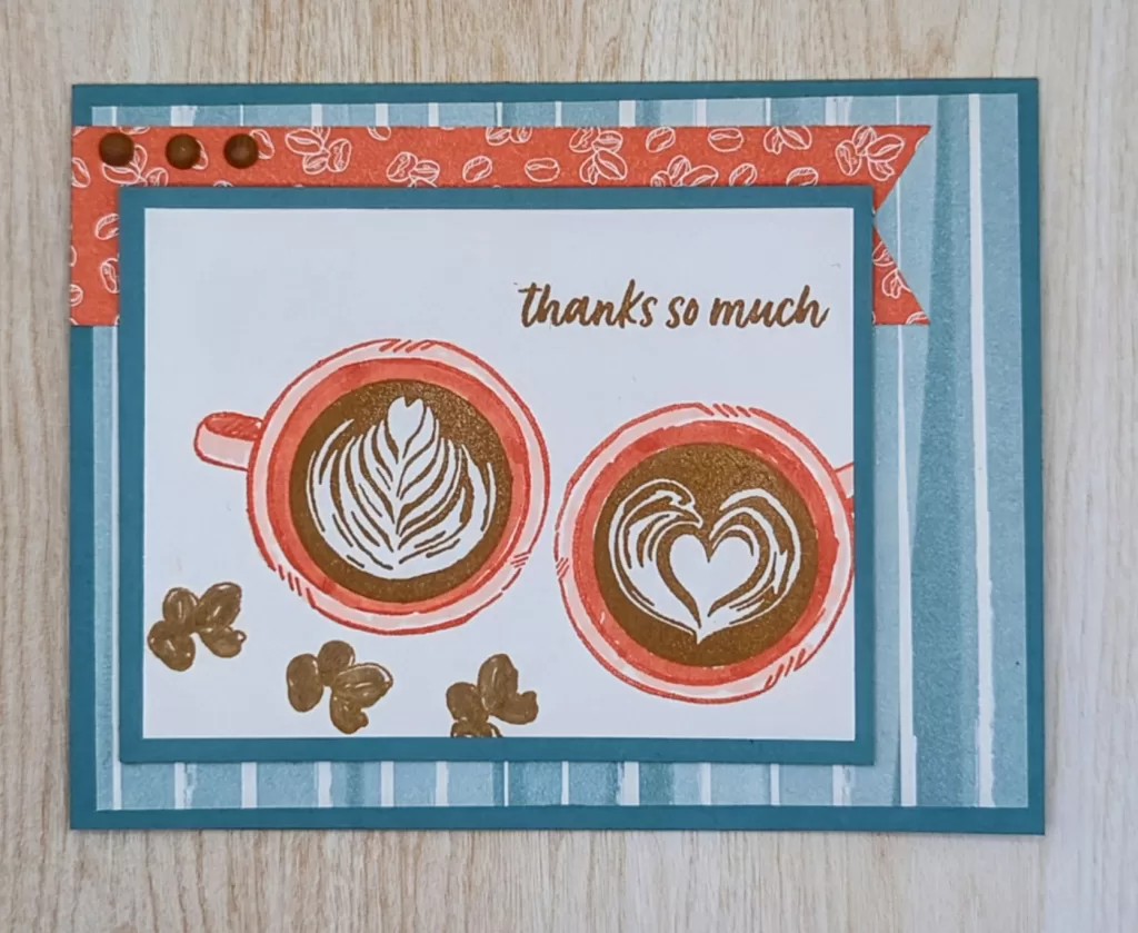 Using the Latte Love Stamp Set