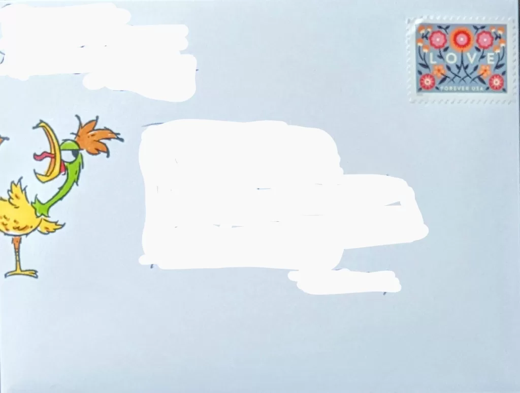 How to Decorate Your Envelope to Match Your Card
#HeyChuck