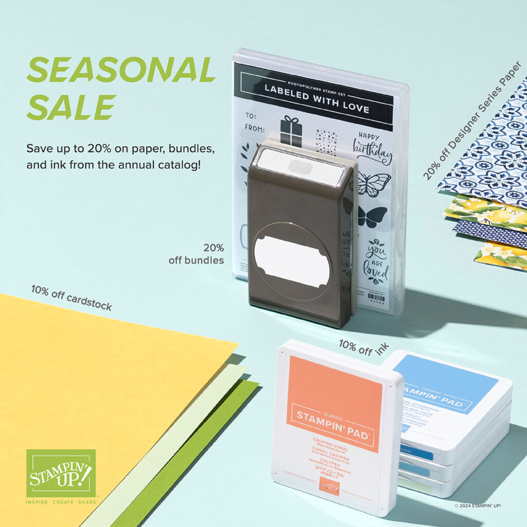 The Seasonal Sale Starts TODAY!