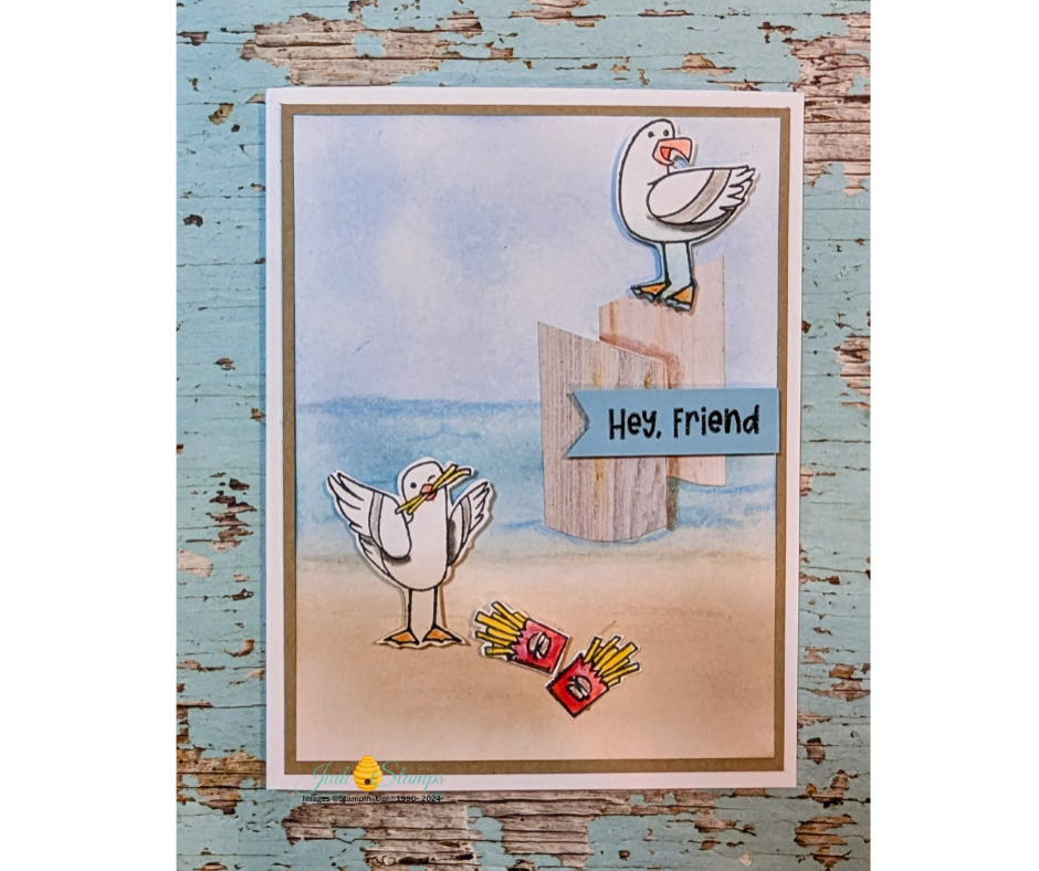 Show some love with Friendly Seagulls stamp set