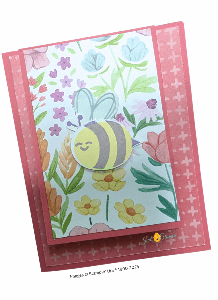 Easy Fun Fold Card Idea
#FloralsInBloomDSP