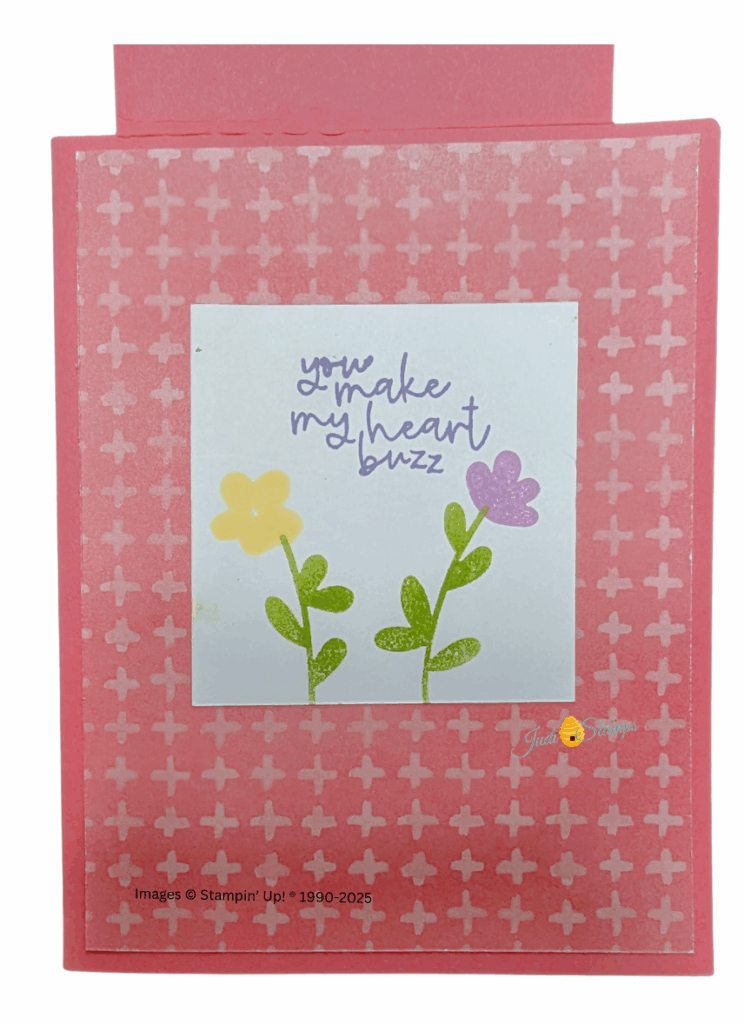 Easy Fun Fold Card Idea
#BeeMyValentine
#CardsWithBees