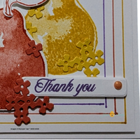 Create a Thank You Card that's bold and bright
#