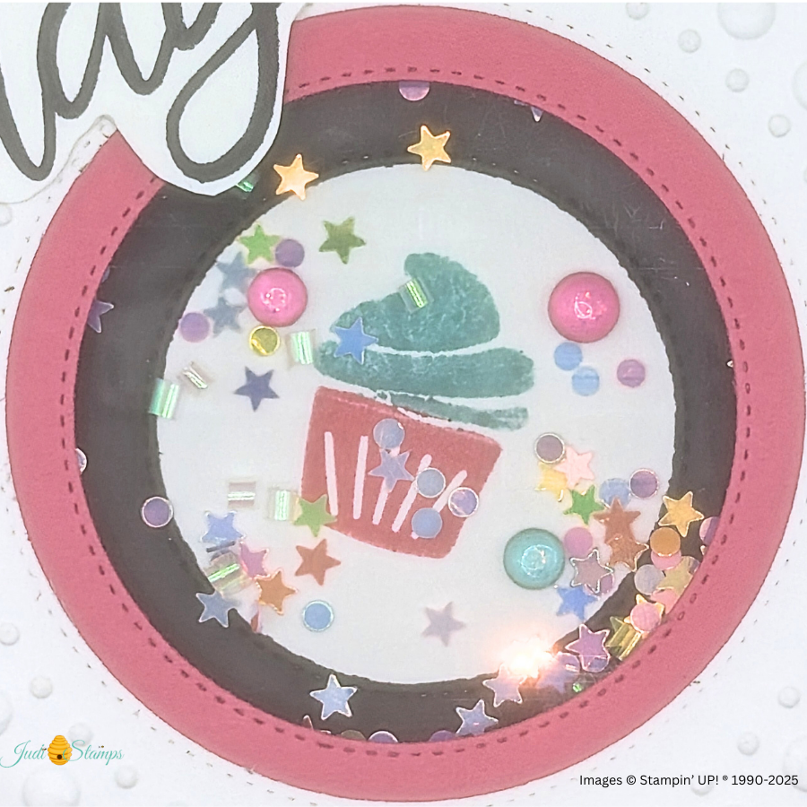 #HowToMakeAShakerCard, #WithYouInMindstampsset, #StylishShapesDies, #BirthdayCardIdea