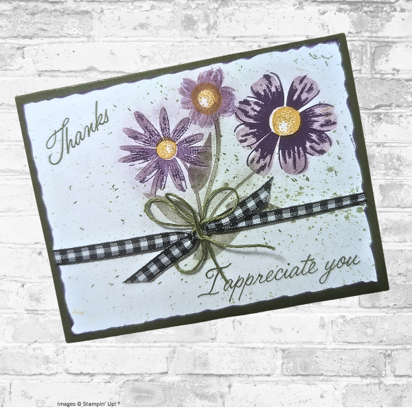 Impressions Abloom thank you card