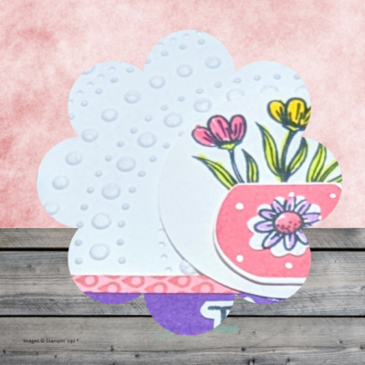 An Easy Textured Thank You Card