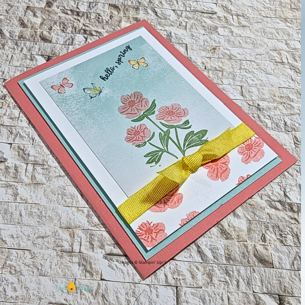 Easy DIY Spring Floral Card 